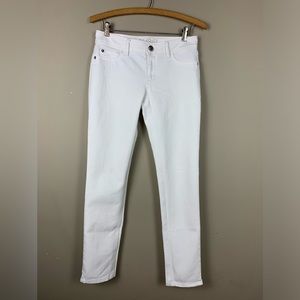 White DL1961 Angel Jeans Mid-Rise Skinny Ankle Size 26